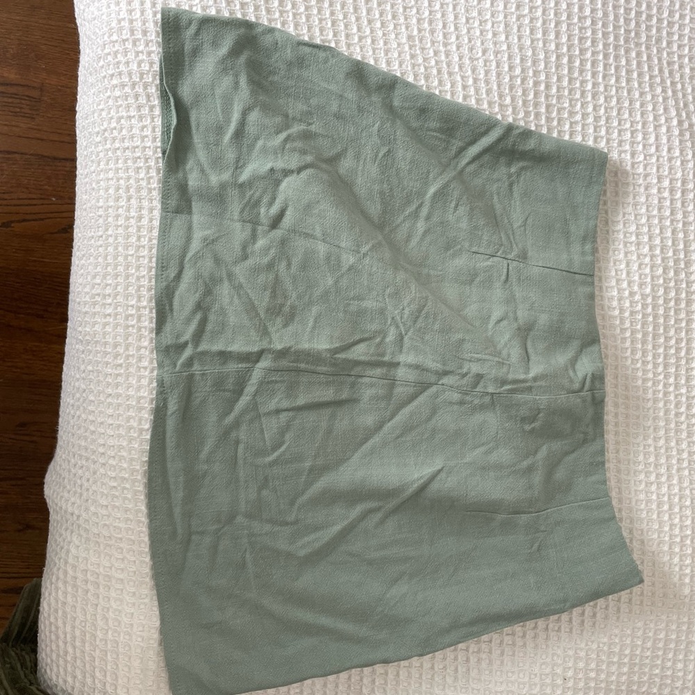 Sage green princess Polly mini skirt
